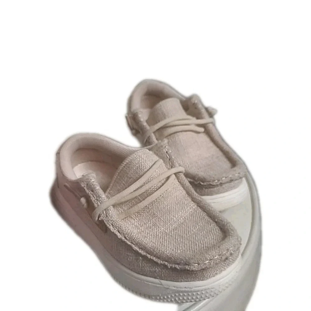 Blikcon Little Boy/Girl Slip-On‎ Casual Boat Shoes Light-Weight Lace Up